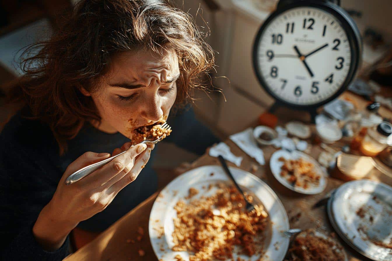Je mange trop rapidement et sans mâcher: que faire et quelles conséquences?