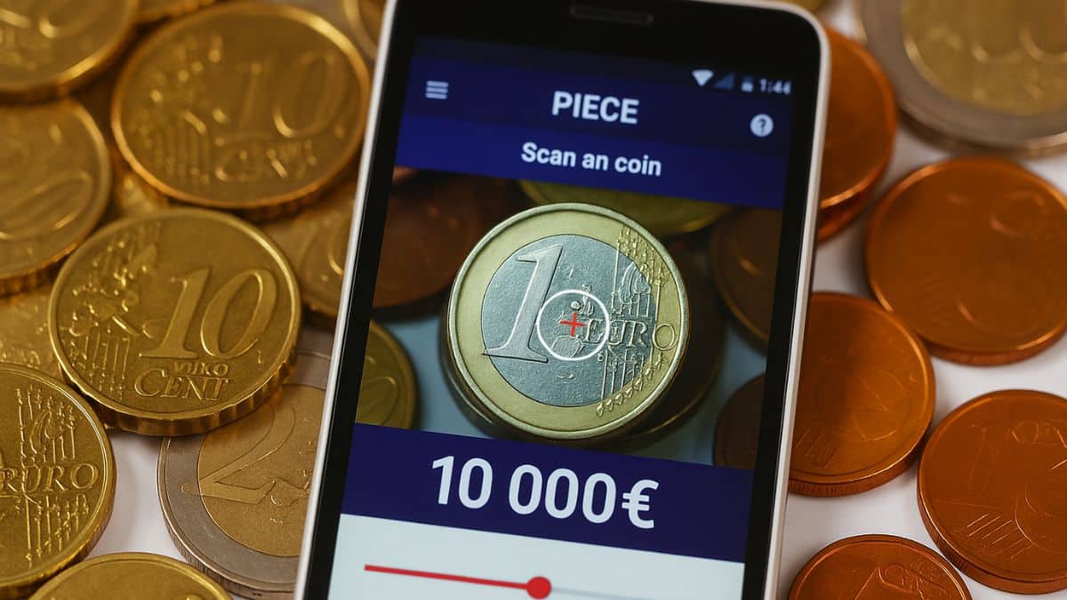 ma piece de 2e valait 10.000e voici lappli qui revele la vraie valeur des pieces de votre porte monnaie 1