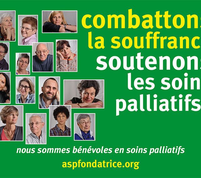 Soins palliatifs - Campagne de recrutement Accompagnants bénévoles, ASP fondatrice