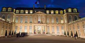 Dîner de travail à l’Élysée. Tanguy Châtel bénévole de  l’ASP fondatrice y participait.